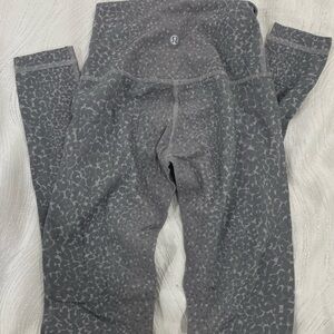 lululemon athletica Kids Grey Patterned Leggings
